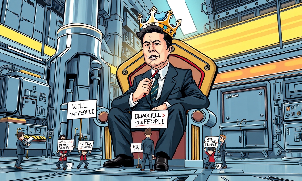 Elon Musk demands democracy – but only with him in charge
