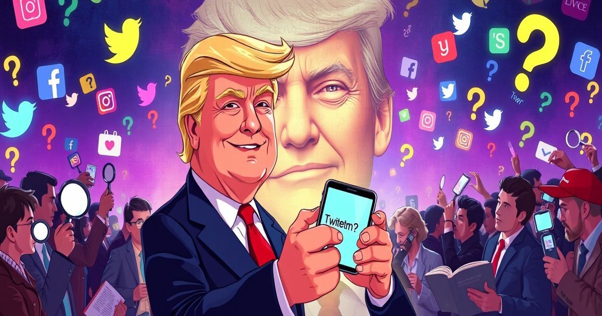 Trump posts mysterious picture – Internet speculates about secret message